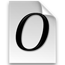 Font opentype