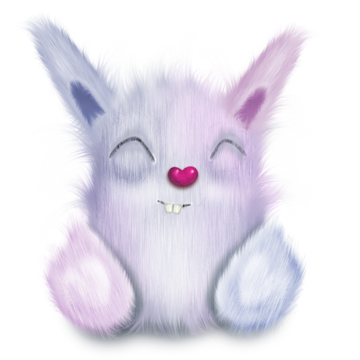 Animal pink rabbit cute