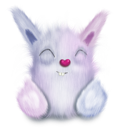 Animal pink rabbit cute