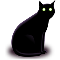 Animal cat black halloween
