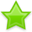 Green favorite bookmark star