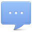 Bubble talk chat speak