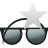 Star sunglasses glasses