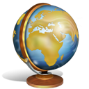 Earth world globe