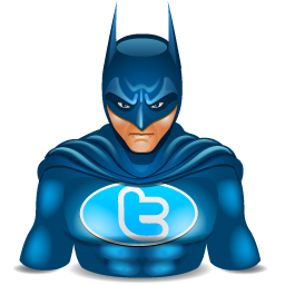 Super hero twitter batman