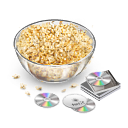 Popcorn movie snack