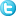 Twitter social blue button