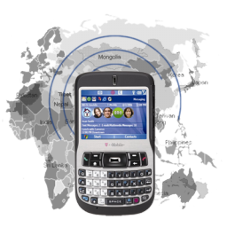 Global cellular mobile signal dash htc phone