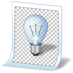 Light bulb idea tip document