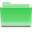 Green folder places