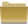 Brown folder places