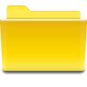 Places folder yellow