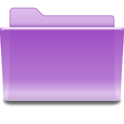 Places folder violet