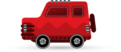 Vehicle transportation jeep car