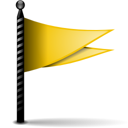 Actions flag yellow
