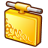 Folder connected gold