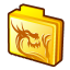 Gold dragon rising folder