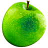 Apple fruit green food