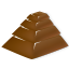 Pyramid chocolate