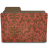 Crimsony damask folder