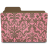 Rosey damask folder