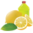 Lemons cleaning yellow orange