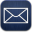 Mail blue email envelope