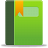 Book green bookmark album
