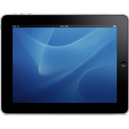 Ipad Tablet Computer Landscape Blue Hardware Background Ipad 128px Icon Gallery