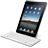 Tablet ipad with computer keyboard hardware iphone
