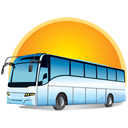 Bus omnibus vehicle transport