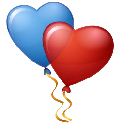 Balloons heart hearts valentine love favourite fav