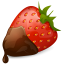 Strawberry chocolate fruit food meal