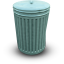 Binclosed trash cans cartoon