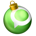 Christmas ornament logo social technorati