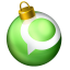 Christmas ornament logo social technorati
