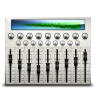 Audio mixing desk desktop