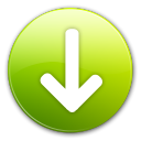 Arrow download down decrease recovery back