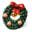 Christmas wreath seenty two pixel