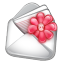 Contact email garden letter flower envelope note communication