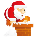 Santa chimney