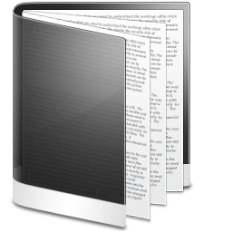 Folder black file document doc paper
