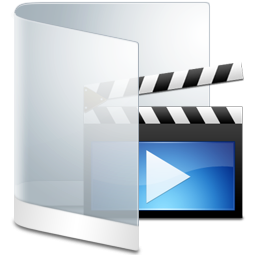 Folder white video movie film videos