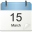 Event organizer calendar date calender print delete