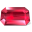 Ruby red rectangular jewel gem