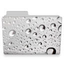 Water drops folder mac icons