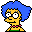 Simpsons family marge little girl female woman user person customer face