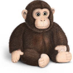 Ape monkey bear teddy toy