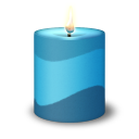 Colorful candle