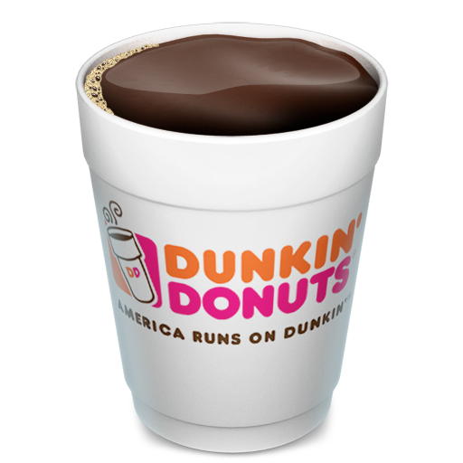 Open drink dunkin donuts coffee